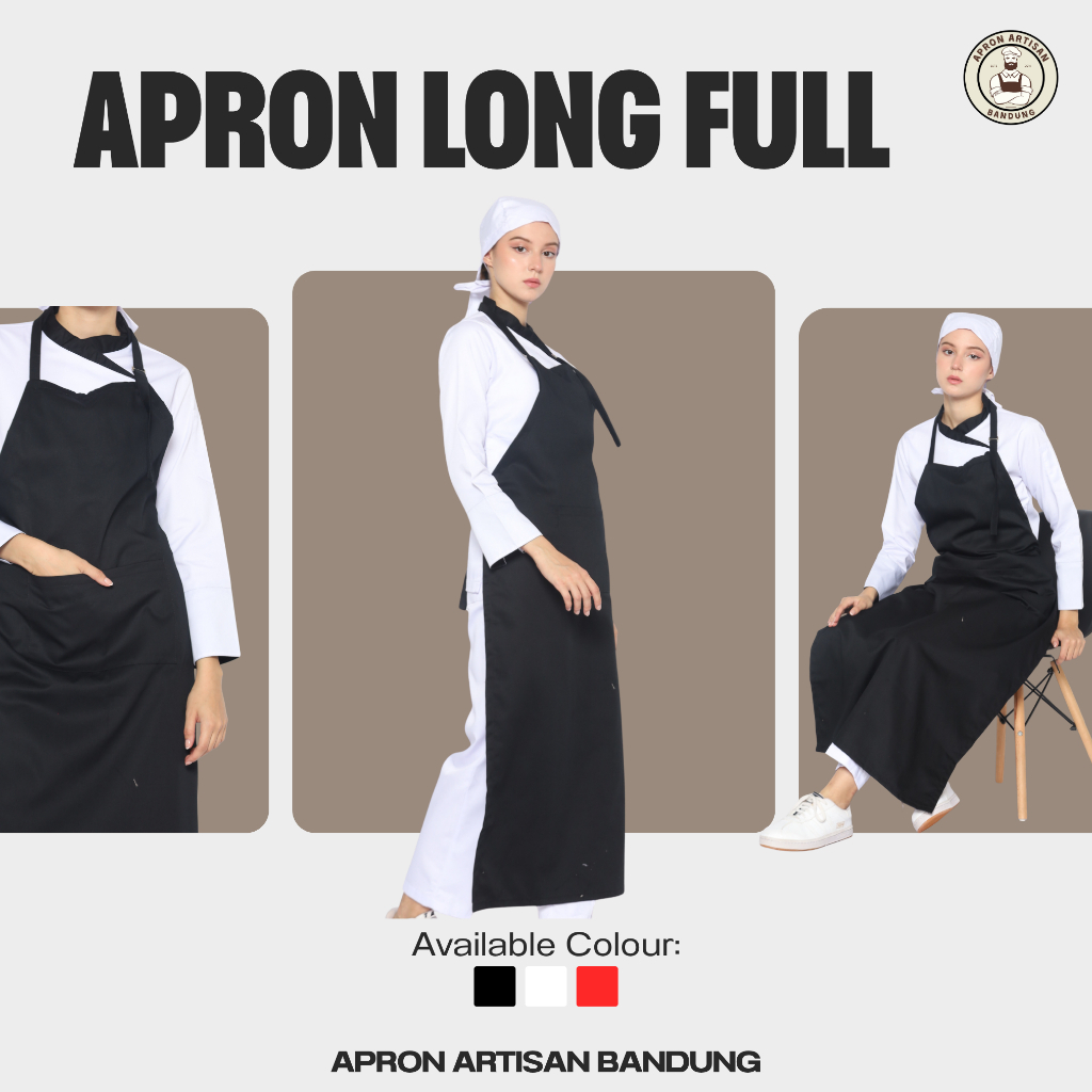 Apron Long Full Size Dada Sampai Mata Kaki